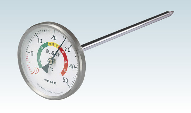 バイメタル穀温計